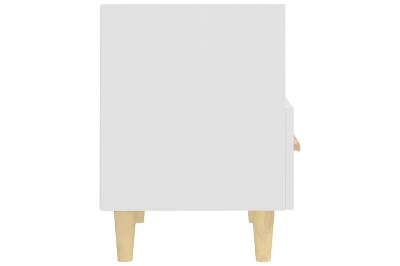 beBasic Sängbord vit 40x35x47 cm - White - Möbler - Bord & matgrupper - Avlastningsbord - Sängbord & nattduksbord