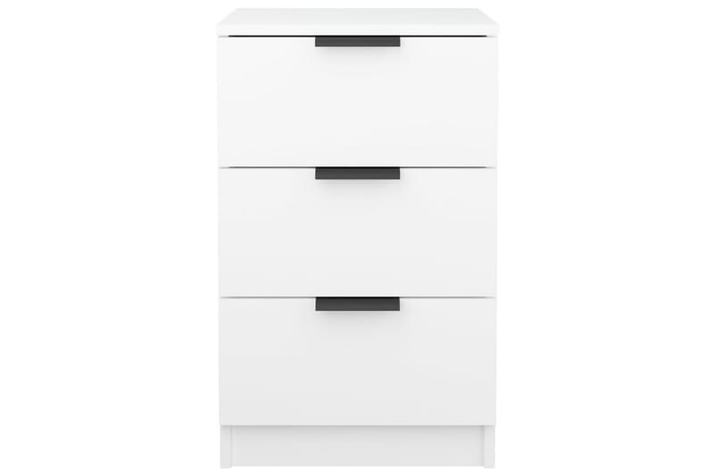 beBasic Sängbord vit 40x36x65 cm - White - Sängbord & nattduksbord