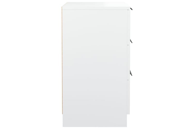 beBasic Sängbord vit 40x36x65 cm - White - Möbler - Bord & matgrupper - Avlastningsbord - Sängbord & nattduksbord