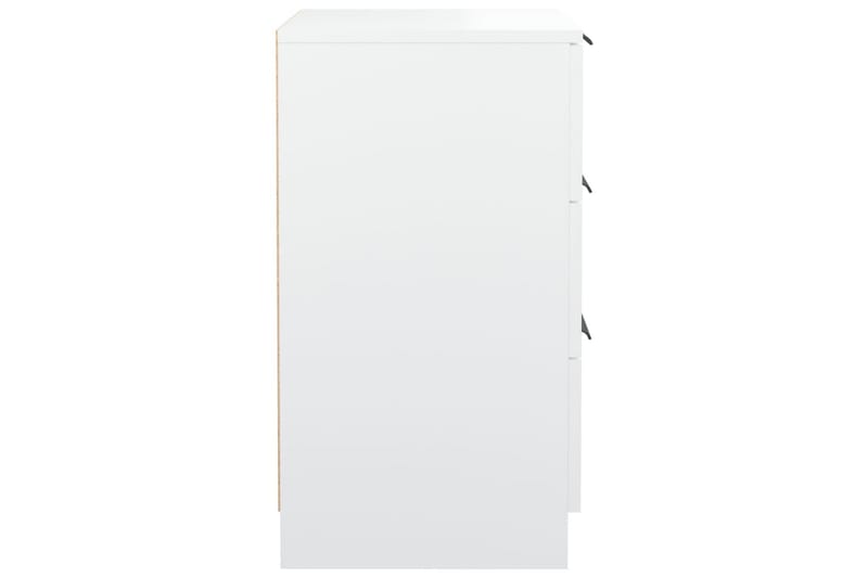 beBasic Sängbord vit 40x36x65 cm - White - Sängbord & nattduksbord