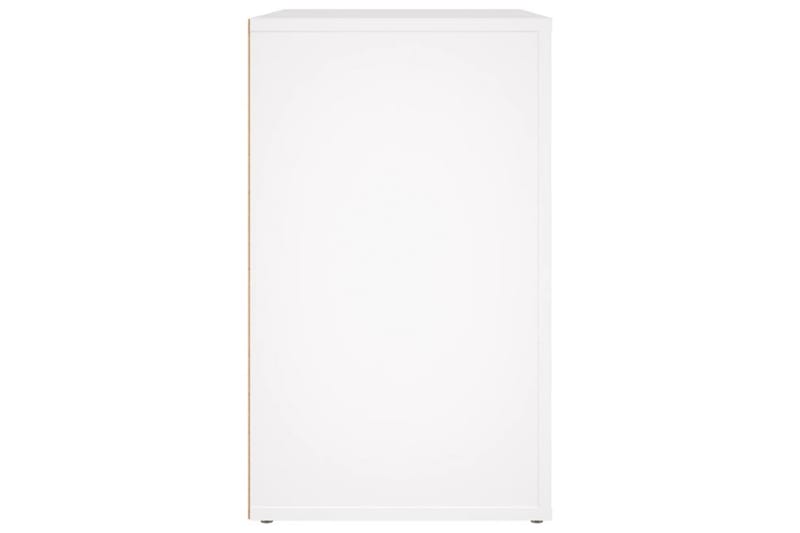 beBasic Sängbord vit 50x36x60 cm konstruerat trä - White - Möbler - Bord & matgrupper - Avlastningsbord - Sängbord & nattduksbord