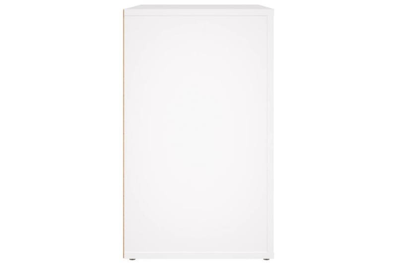 beBasic Sängbord vit 50x36x60 cm konstruerat trä - White - Sängbord & nattduksbord