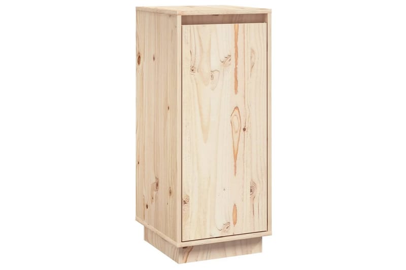 beBasic Skåp 2 st 31,5x34x75 cm massiv furu - Brown - Möbler - Bord & matgrupper - Avlastningsbord - Lampbord