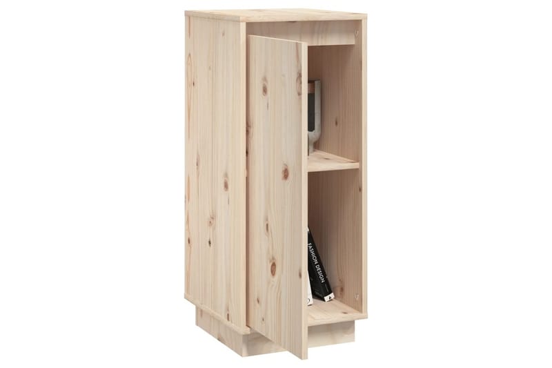 beBasic Skåp 2 st 31,5x34x75 cm massiv furu - Brown - Möbler - Bord & matgrupper - Avlastningsbord - Lampbord