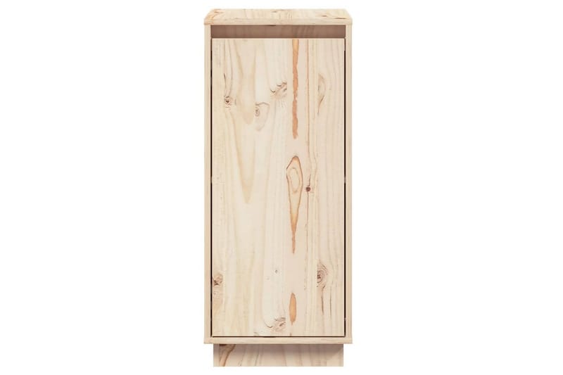 beBasic Skåp 2 st 31,5x34x75 cm massiv furu - Brown - Möbler - Bord & matgrupper - Avlastningsbord - Lampbord