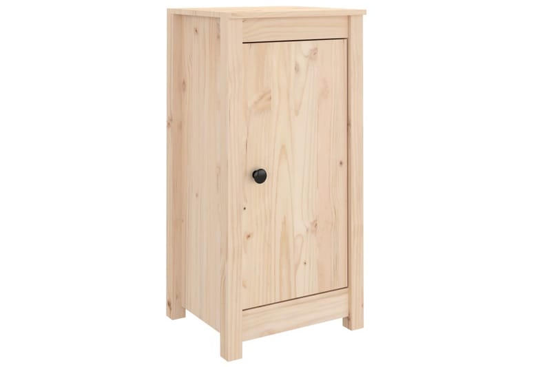 beBasic Skåp 40x35x80 cm massiv furu - Brown - Möbler - Bord & matgrupper - Avlastningsbord - Lampbord