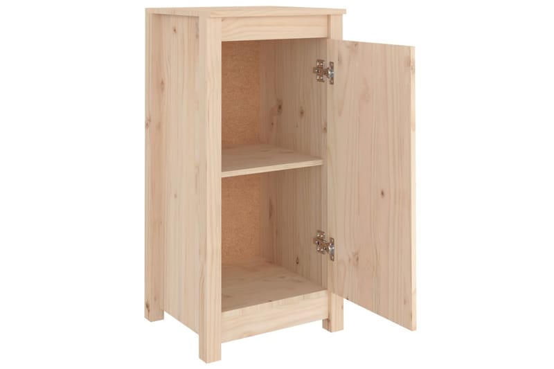 beBasic Skåp 40x35x80 cm massiv furu - Brown - Möbler - Bord & matgrupper - Avlastningsbord - Lampbord