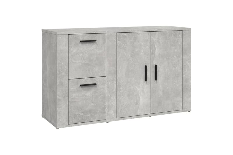 beBasic Skåp betonggrå 100x33x59,5 cm konstruerat trä - Grey - Möbler - Bord & matgrupper - Avlastningsbord - Lampbord