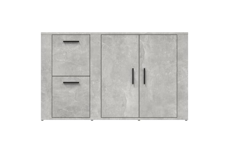 beBasic Skåp betonggrå 100x33x59,5 cm konstruerat trä - Grey - Möbler - Bord & matgrupper - Avlastningsbord - Lampbord