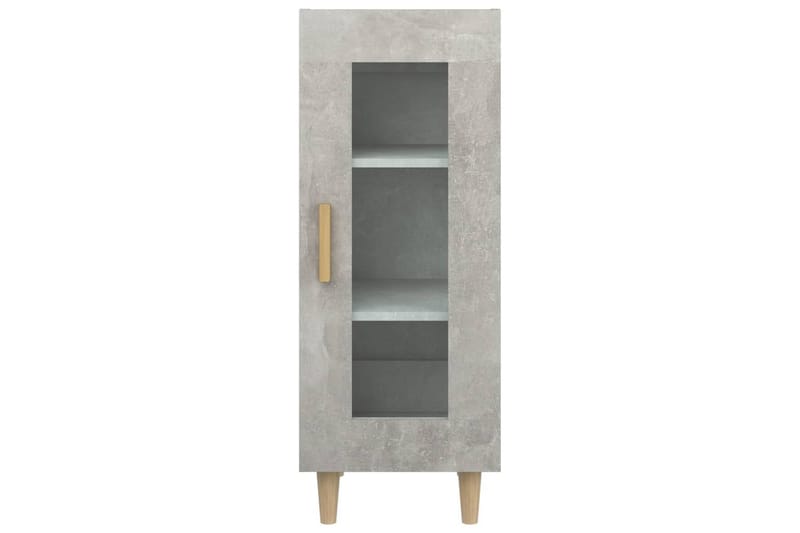 beBasic Skåp betonggrå 34,5x34x90 cm konstruerat trä - Grey - Lampbord - Brickbord & småbord