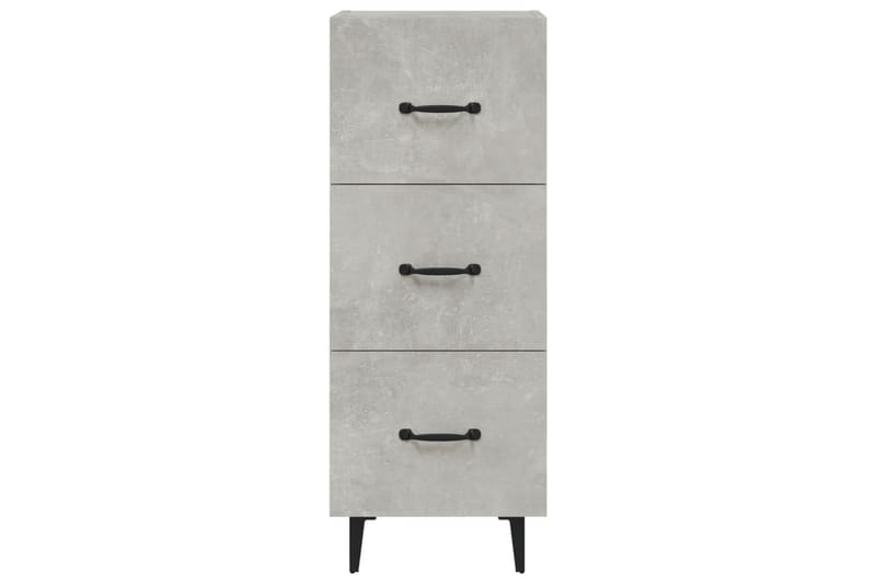 beBasic Skåp betonggrå 34,5x34x90 cm konstruerat trä - Grey - Möbler - Bord & matgrupper - Avlastningsbord - Lampbord