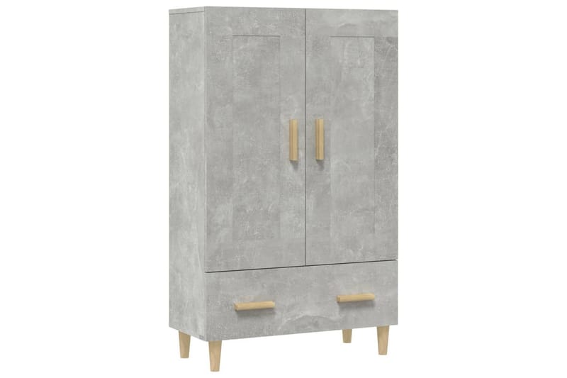 beBasic Skåp betonggrå 70x31x115 cm konstruerat trä - Grey - Möbler - Bord & matgrupper - Avlastningsbord - Lampbord