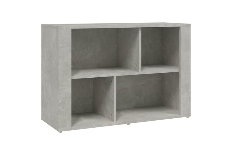 beBasic Skåp betonggrå 80x30x54 cm konstruerat trä - Grey - Lampbord - Brickbord & småbord