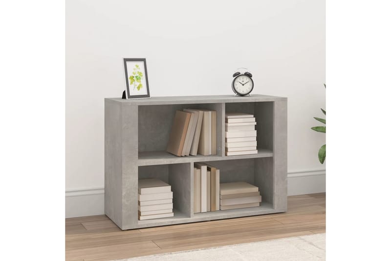 beBasic Skåp betonggrå 80x30x54 cm konstruerat trä - Grey - Möbler - Bord & matgrupper - Avlastningsbord - Lampbord