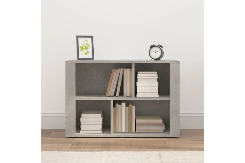 beBasic Skåp betonggrå 80x30x54 cm konstruerat trä - Grey - Möbler - Bord & matgrupper - Avlastningsbord - Lampbord