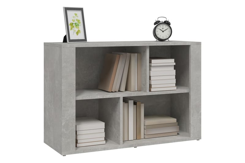 beBasic Skåp betonggrå 80x30x54 cm konstruerat trä - Grey - Möbler - Bord & matgrupper - Avlastningsbord - Lampbord
