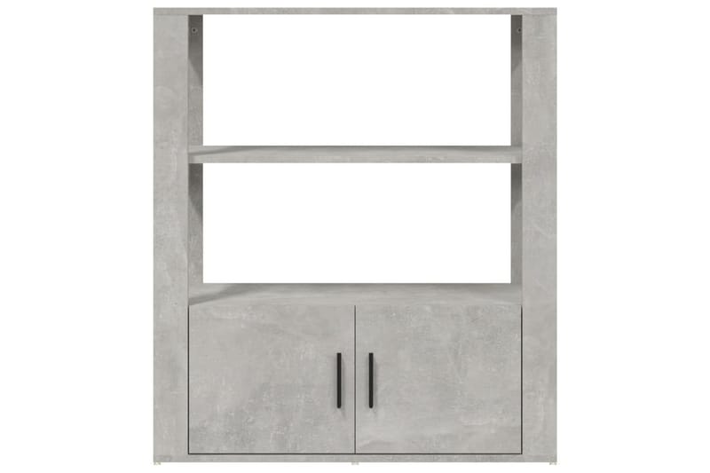 beBasic Skåp betonggrå 80x30x90 cm konstruerat trä - Grey - Lampbord - Brickbord & småbord