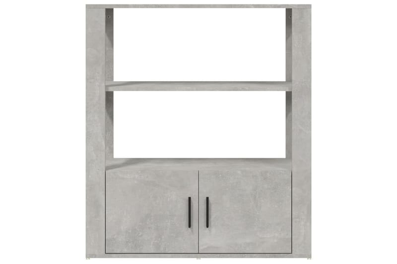beBasic Skåp betonggrå 80x30x90 cm konstruerat trä - Grey - Möbler - Bord & matgrupper - Avlastningsbord - Lampbord