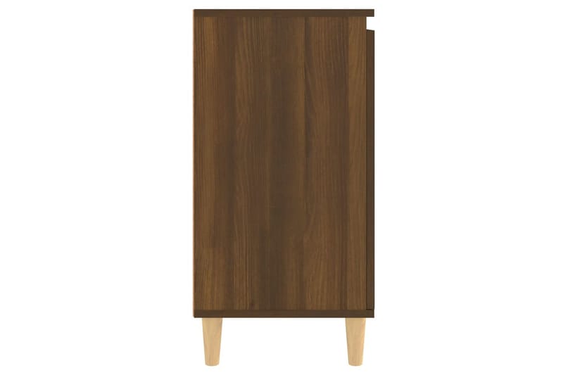 beBasic Skåp brun ek 60x35x70 cm konstruerat trä - Brown - Lampbord - Brickbord & småbord