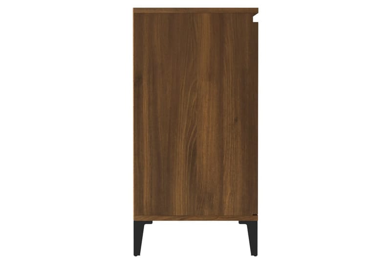 beBasic Skåp brun ek 60x35x70 cm konstruerat trä - Brown - Lampbord - Brickbord & småbord