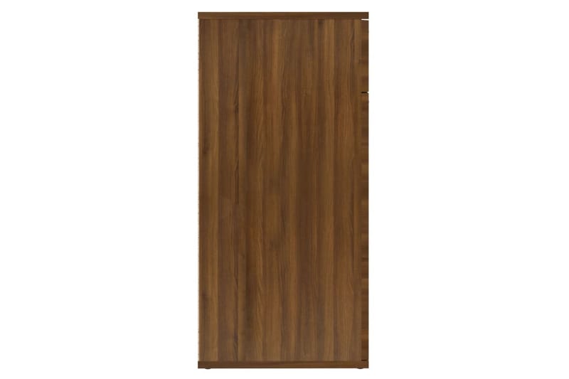 beBasic Skåp brun ek 80x36x75 cm konstruerat trä - Brown - Möbler - Bord & matgrupper - Avlastningsbord - Lampbord