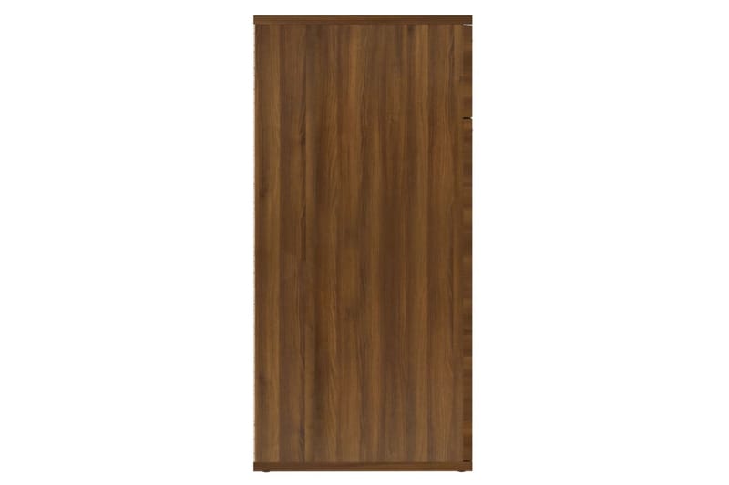 beBasic Skåp brun ek 80x36x75 cm konstruerat trä - Brown - Lampbord - Brickbord & småbord