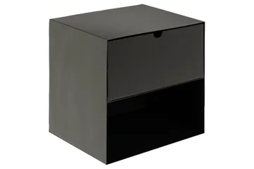 Belleuve Sängbord 25 cm - Svart - Möbler - Bord & matgrupper - Avlastningsbord - Sängbord & nattduksbord