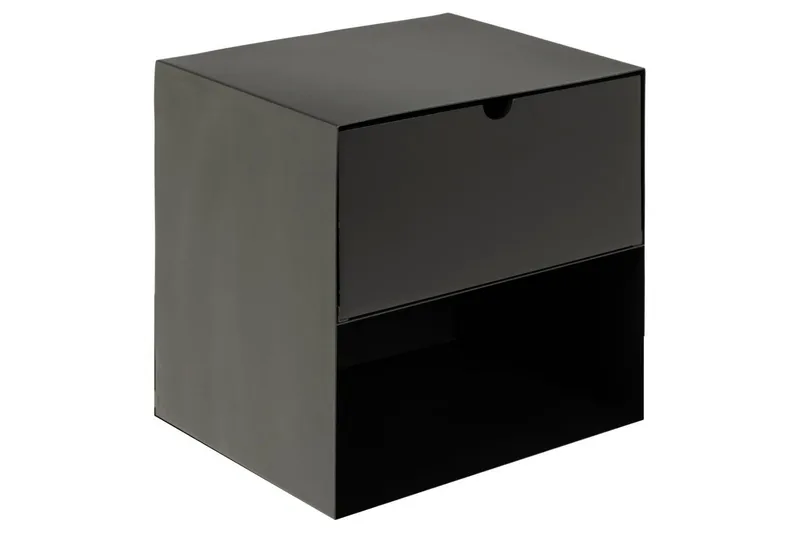 Belleuve Sängbord 25 cm - Svart - Möbler - Bord & matgrupper - Avlastningsbord - Sängbord & nattduksbord