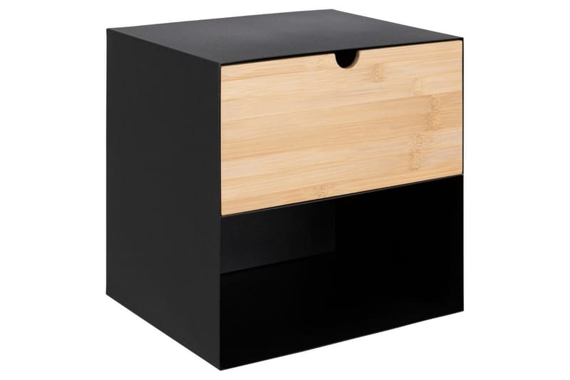 Belleuve Sängbord 25 cm - Svart - Möbler - Bord & matgrupper - Avlastningsbord - Sängbord & nattduksbord