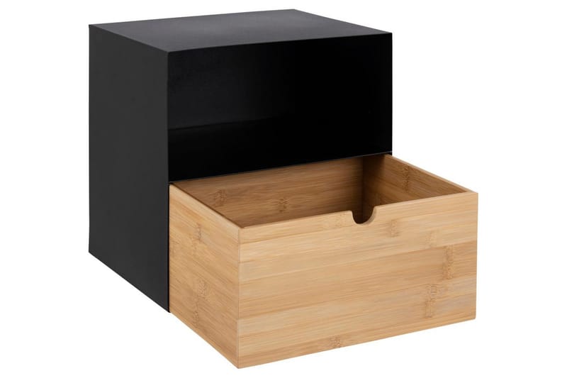 Belleuve Sängbord 25 cm - Svart - Möbler - Bord & matgrupper - Avlastningsbord - Sängbord & nattduksbord