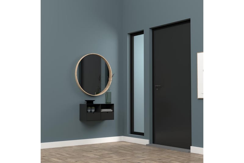 Belleuve Sängbord 25 cm - Svart - Möbler - Bord & matgrupper - Avlastningsbord - Sängbord & nattduksbord