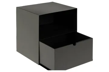 Belleuve Sängbord 25 cm - Svart - Möbler - Bord & matgrupper - Avlastningsbord - Sängbord & nattduksbord