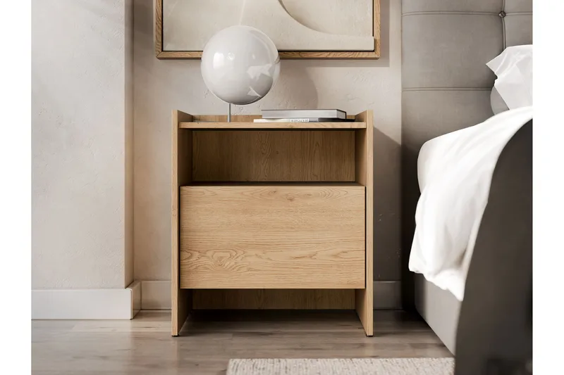 Bellia Sidobord 38 cm - Beige - Möbler - Bord & matgrupper - Avlastningsbord - Lampbord