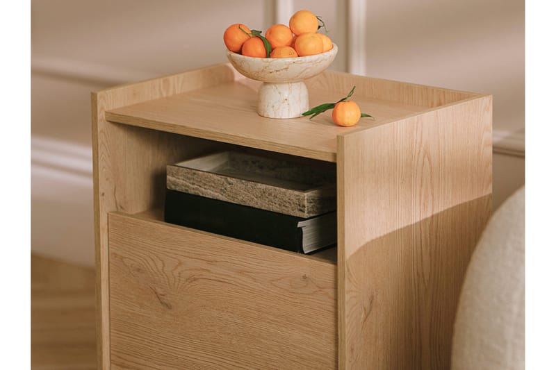 Bellia Sidobord 38 cm - Beige - Möbler - Bord & matgrupper - Avlastningsbord - Lampbord