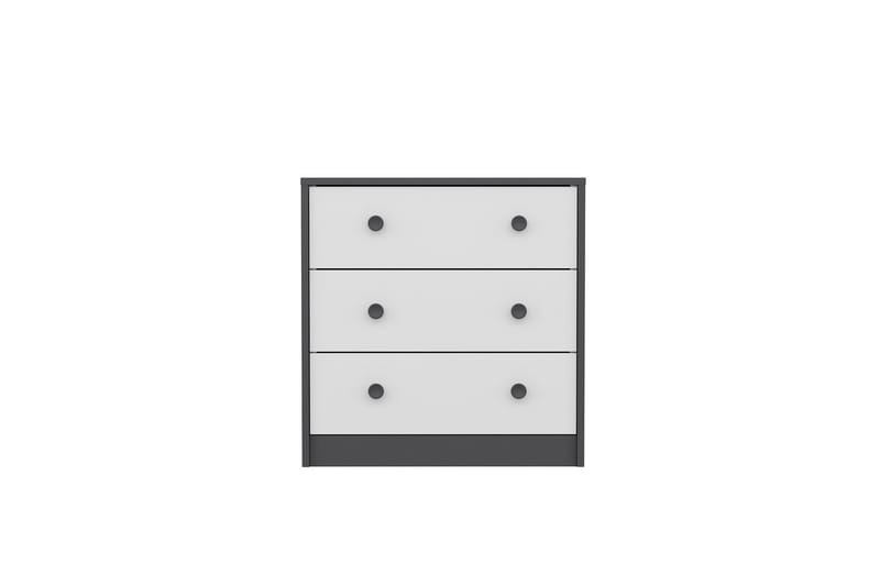 Berdez Konsollbord 72x74 cm Antracit/Vit - Hanah Home - Möbler - Bord & matgrupper - Avlastningsbord - Hallbord