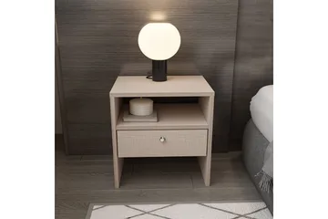Berriaren Sängbord 45 cm - Beige - Möbler - Bord & matgrupper - Avlastningsbord - Sängbord & nattduksbord