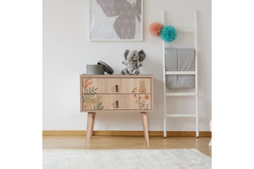 Bertoaria Sängbord 60x40 cm Brun - Hanah Home - Möbler - Bord & matgrupper - Avlastningsbord - Sängbord & nattduksbord