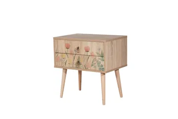 Bertoaria Sängbord 60x40 cm Brun