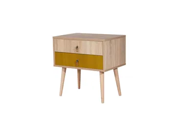 Bertoaria Sängbord 60x40 cm Brun