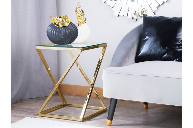 Beverly Sidobord 40 cm - Guld - Möbler - Bord & matgrupper - Avlastningsbord