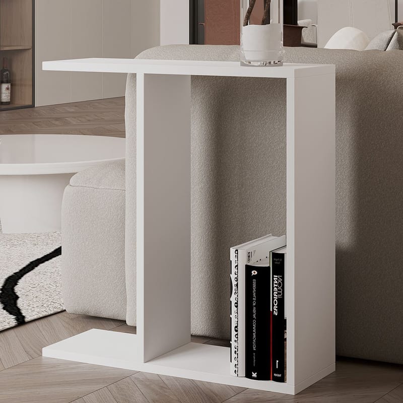 Bingdi Sidobord 60x60x60 cm - Vit - Möbler - Bord & matgrupper - Avlastningsbord - Lampbord