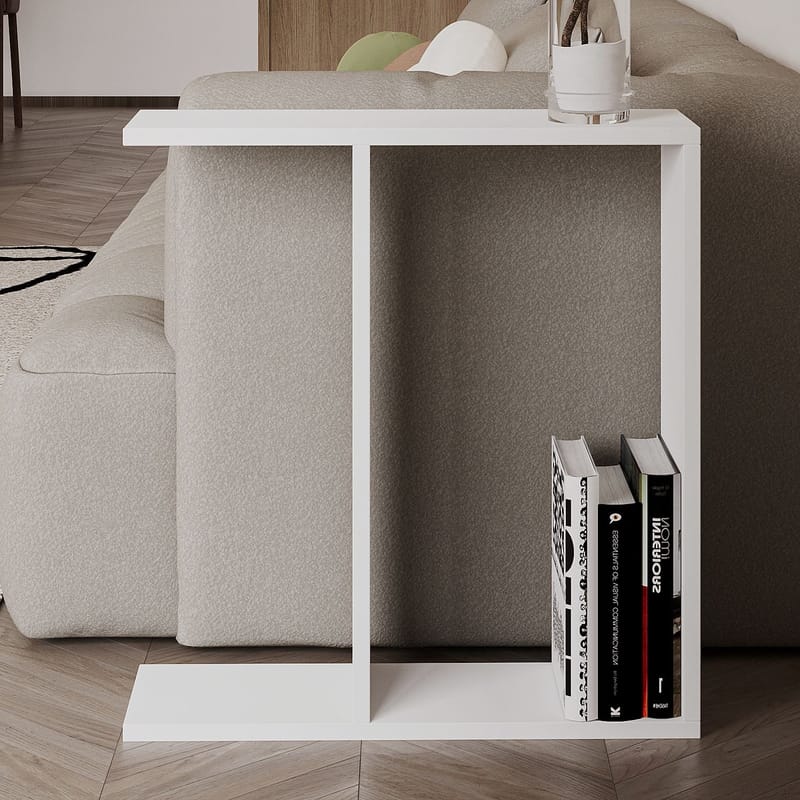 Bingdi Sidobord 60x60x60 cm - Vit - Möbler - Bord & matgrupper - Avlastningsbord - Lampbord