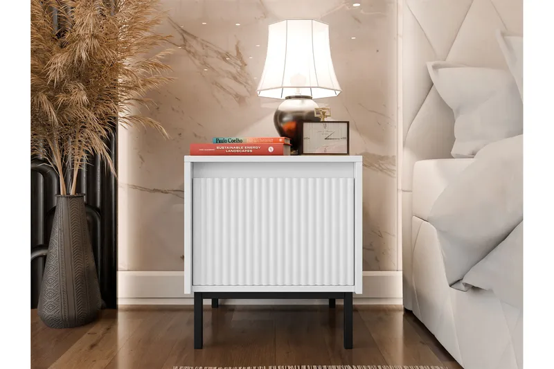 Bjurholm Sängbord 45 cm - Vit - Möbler - Bord & matgrupper - Avlastningsbord - Sängbord & nattduksbord