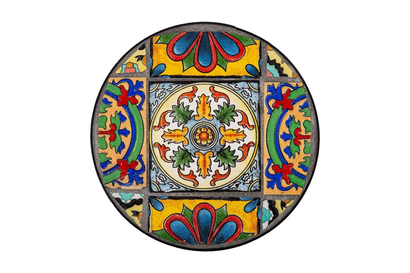 Morocco Blompiedestal - Svart/Flerfärgad - Möbler - Bord & matgrupper - Avlastningsbord - Blombord