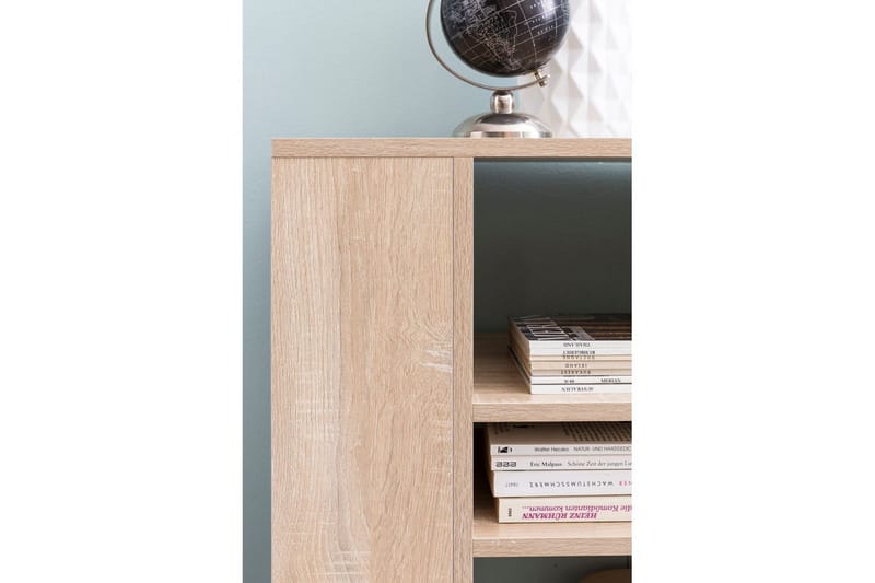 Bokhylla Wohnling mobil, modern och enkel med olika förvaringsfack Sonoma - Sonoma - Förvaring - Förvaringsmöbler - Byrå - Hurtsar