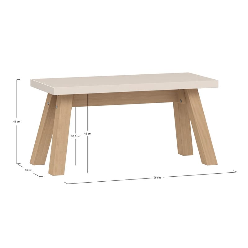 Bord/Bänk 4 You Fresh - 95 cm - Möbler - Bord & matgrupper - Avlastningsbord - Blombord