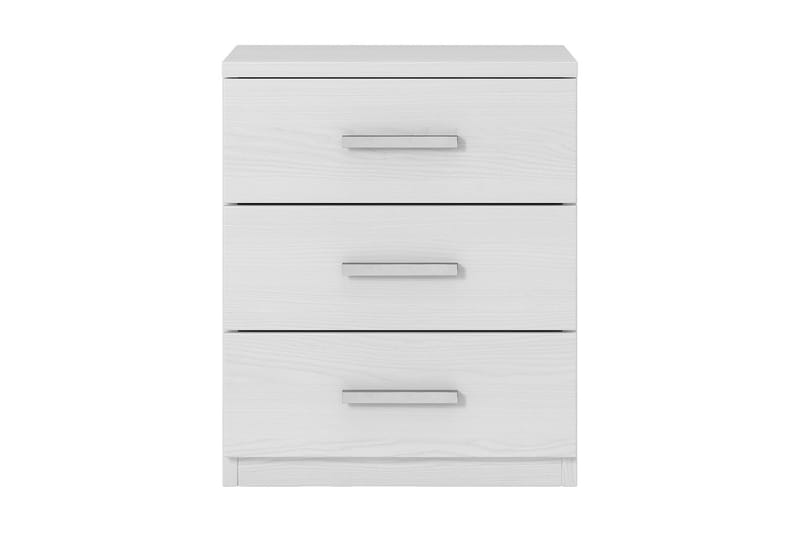 Bovera Sängbord 41x46 cm - Askgrå|Vit - Sängbord & nattduksbord