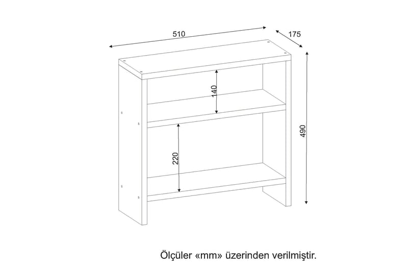 Asillane Sidobord Klassisk - Vit - Möbler - Bord & matgrupper - Avlastningsbord - Brickbord & småbord
