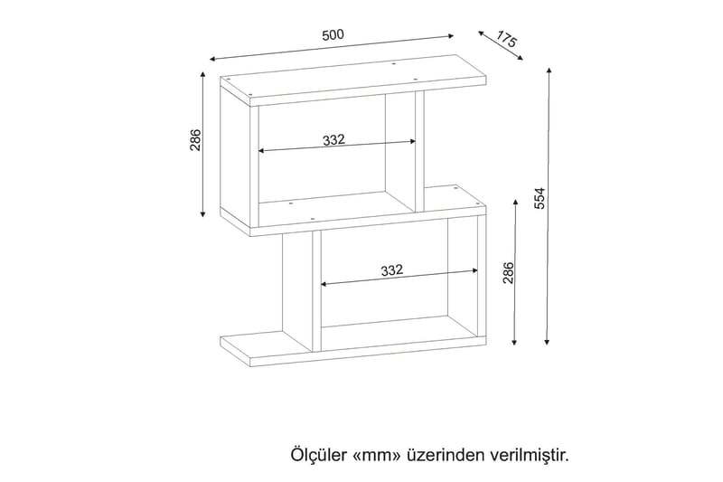 Asillane Sidobord/Förvaring Modern - Vit - Lampbord - Brickbord & småbord