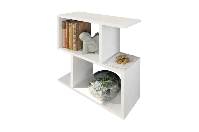 Asillane Sidobord/Förvaring Modern, Vit